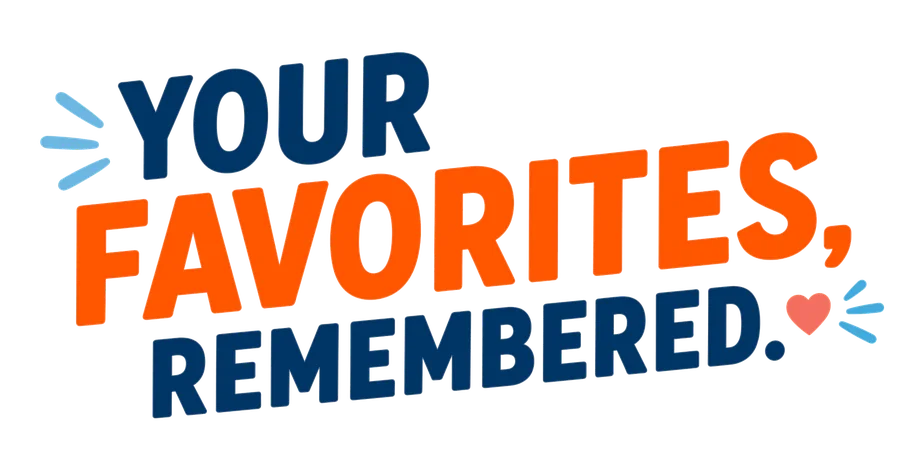 Your favorites, remembered