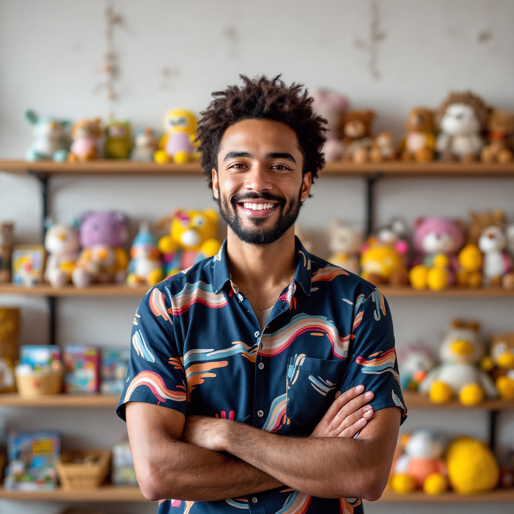 image of store owner or staff (for a toys & game store) [team]