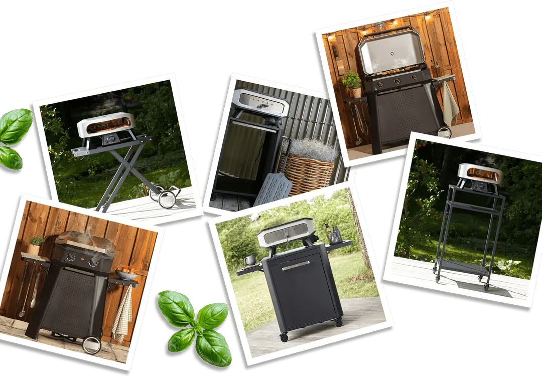 Poloroid pictures of grills