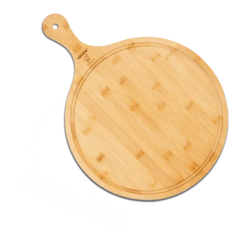 A cutting board with the words cutting board on it.