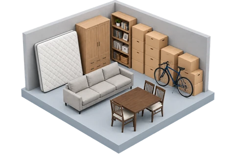 Medium Office with Storage unit from 200 to 300 sqft