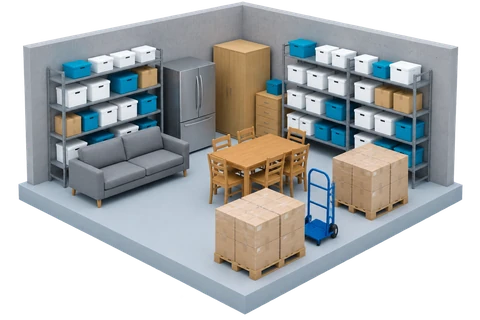 Large Office with Storage unit from 300 to 400 sqft
