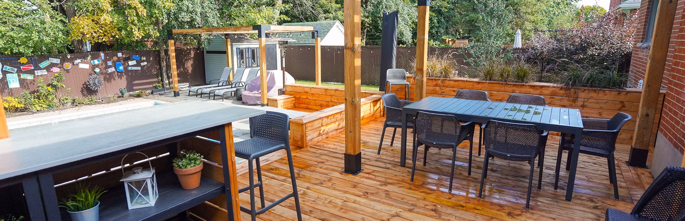 Renovación de terraza y patio trasero