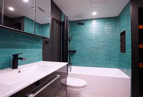 Remodelación de baño con nuevo sistema de regadera