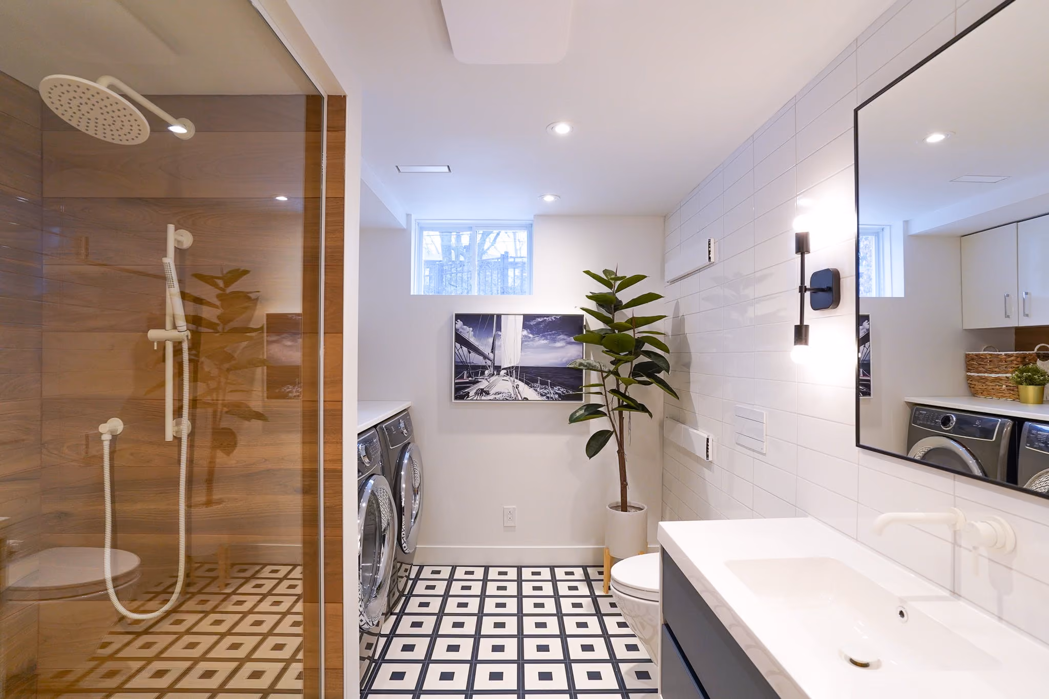 Baños ampliados y pisos nuevos en una casa de Saint-Lambert