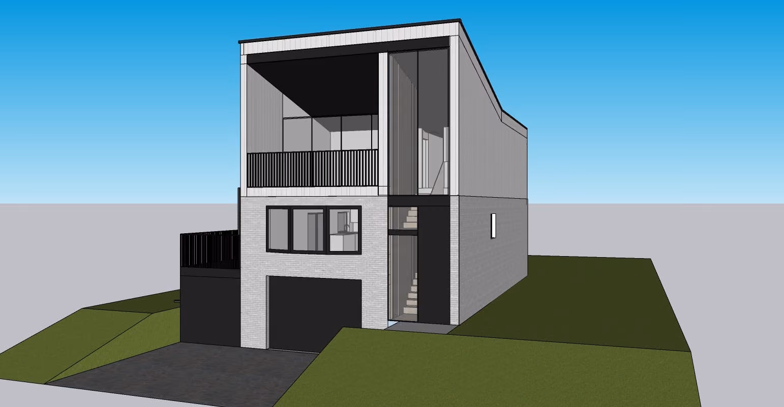 En diseño: remodelación y ampliación de una casa estilo moderno de mediados de siglo
