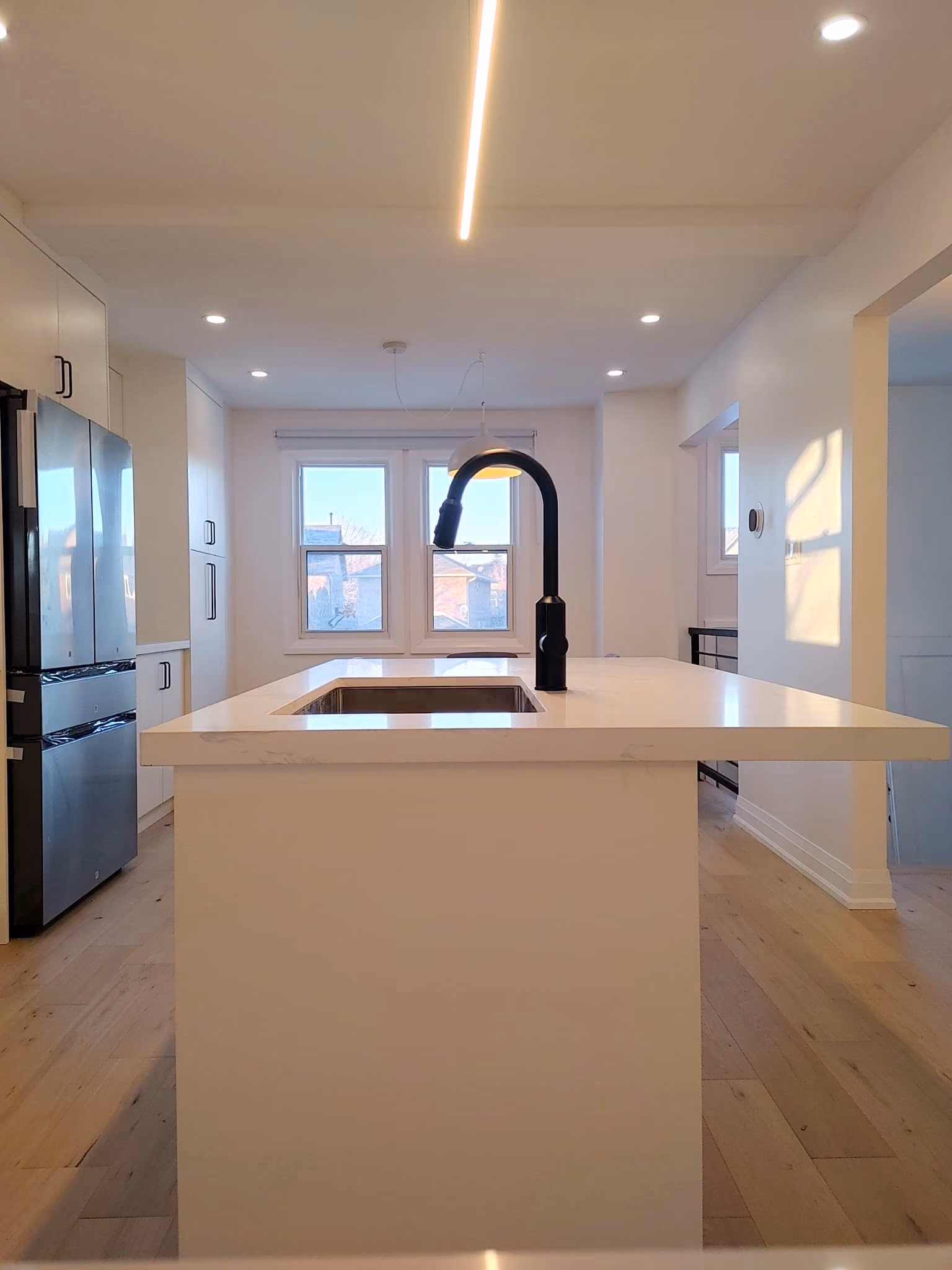 Una cocina renovada y abierta