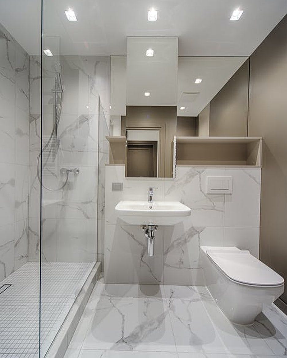 Remodelación de baño. Foto proporcionada por un contratista certificado por Billdr.