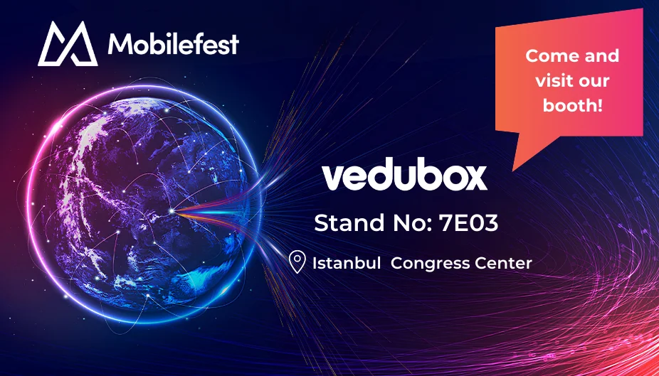 Vedubox at Mobilefest 2024, stand 7E03, Istanbul Congress Center