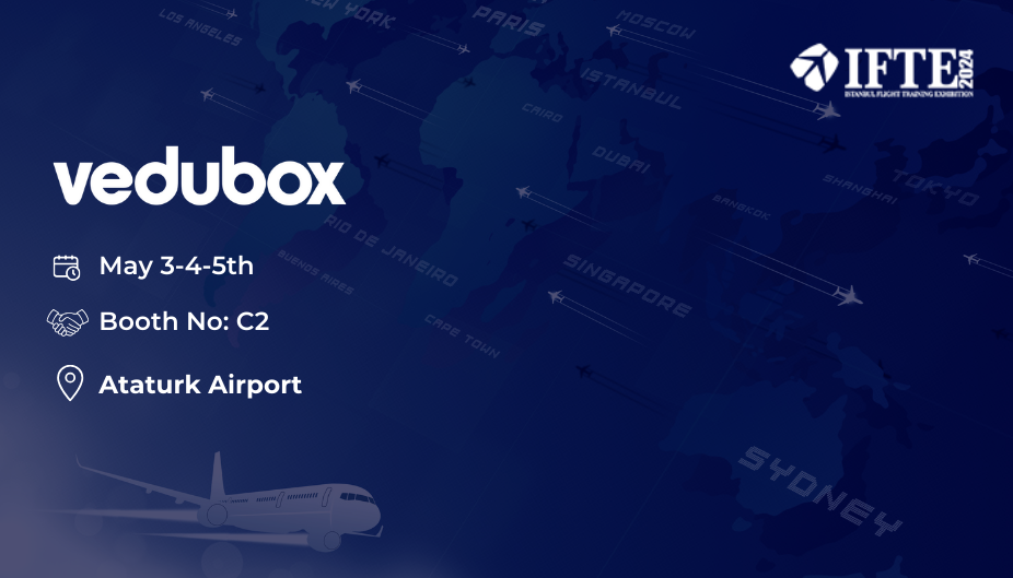 Vedubox at IFTE 2024, booth C2, Ataturk Airport, 3–5 May