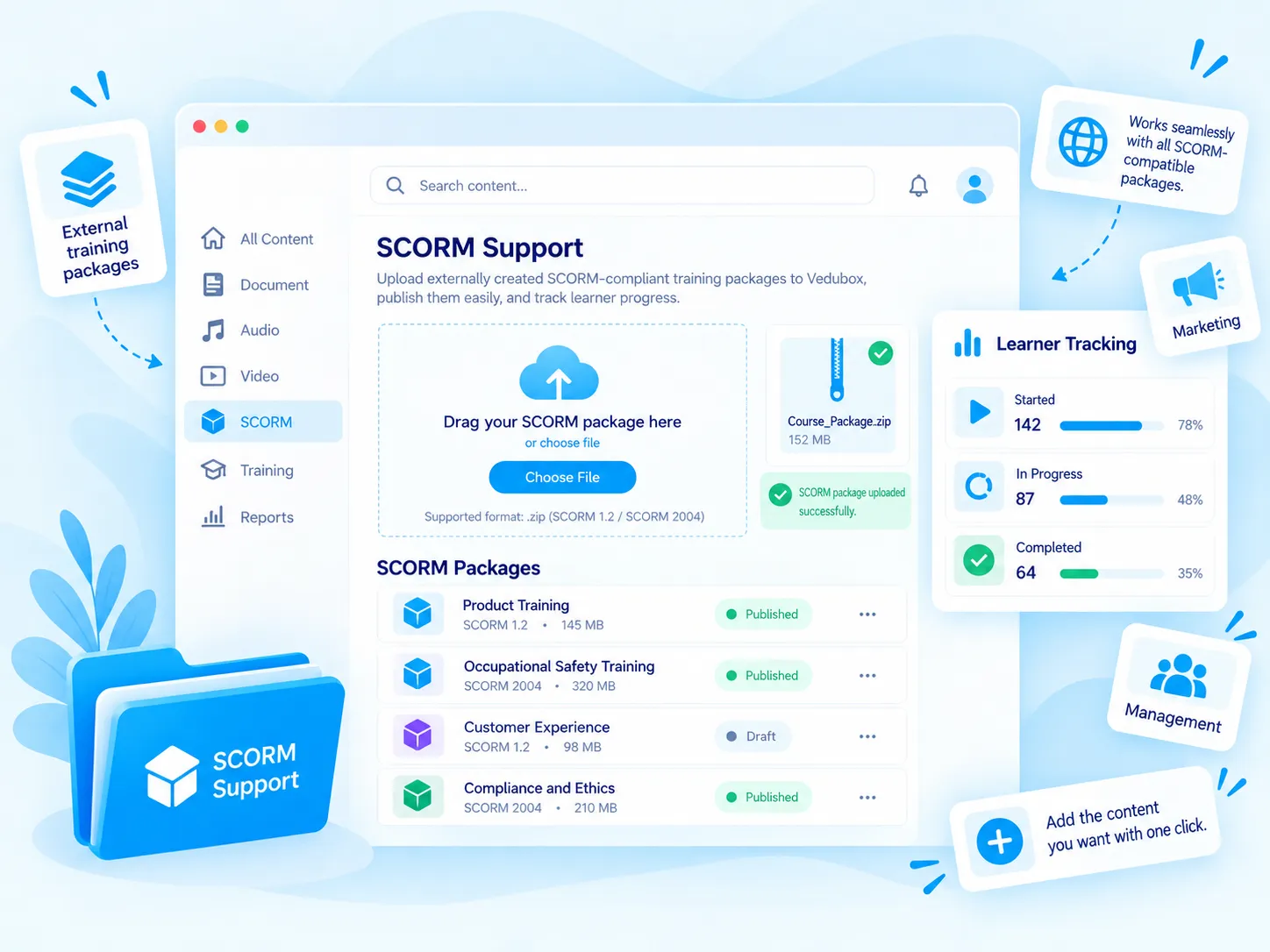 SCORM Support