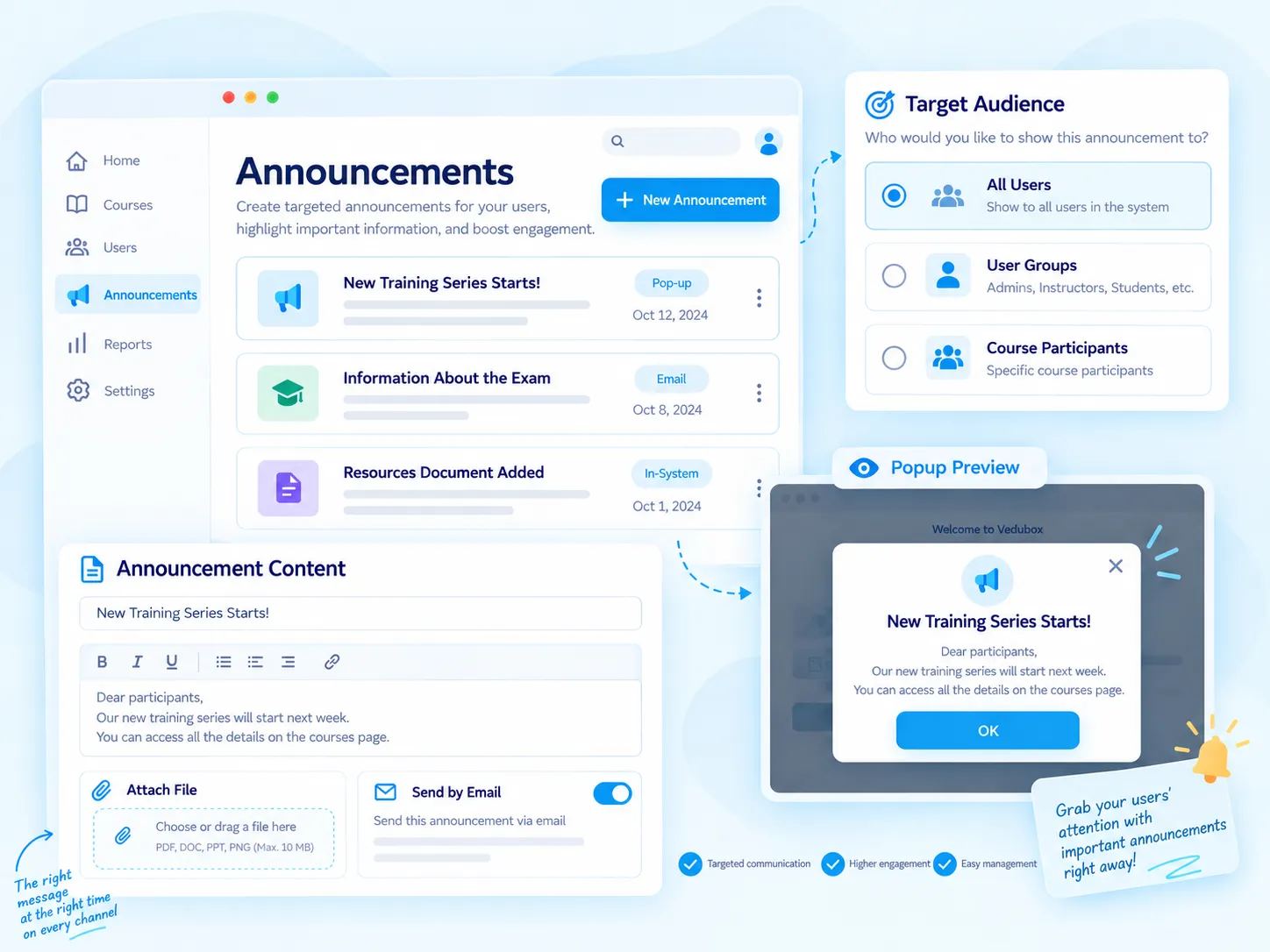 Announcements