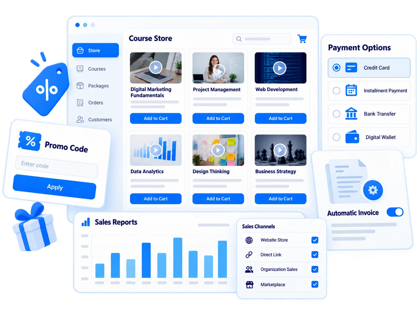 Not just a payment page, but an end-to-end sales channel