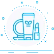 Cosmetics sector illustration