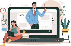 A corporate training team