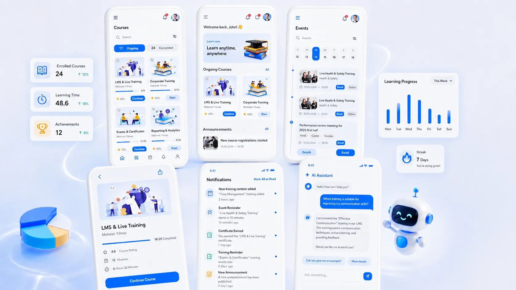 Vedubox mobile app screen