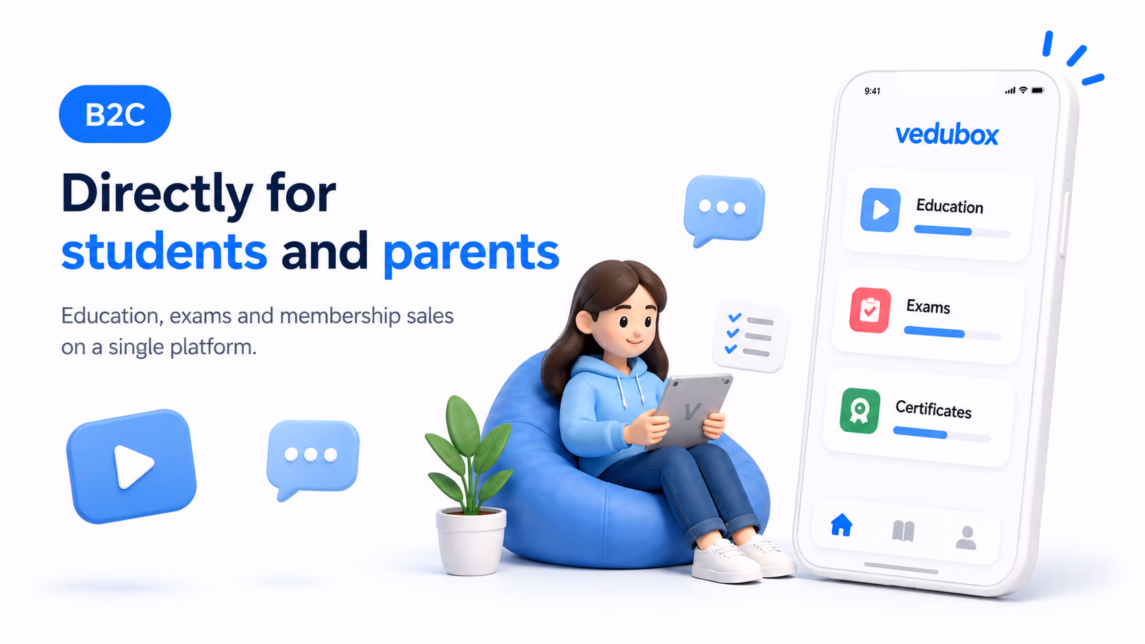 Selling directly to learners and parents