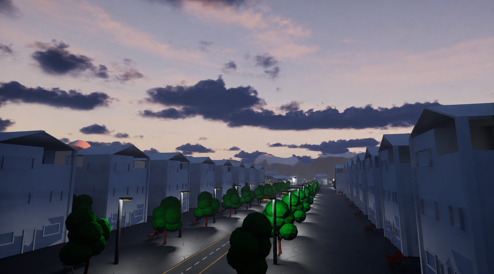 PlanScape City Builder interface in Unreal Engine