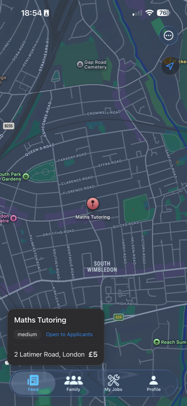 Job map view