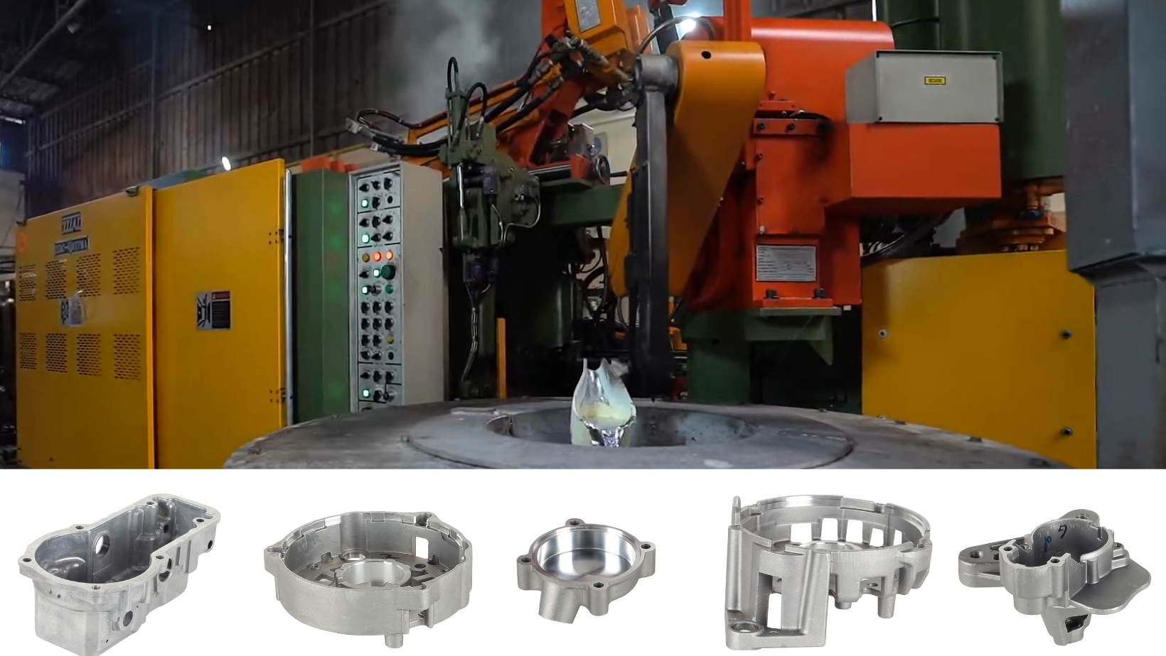 Aluminum die casting and precision machining components
