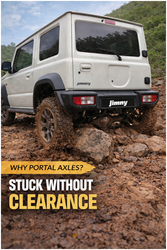 Lamda Jimny portal axle