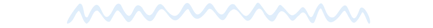 Light blue horizontal wave pattern with smooth, evenly spaced peaks and troughs on a white background.