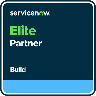 ServiceNow Elite Build Partner badge.