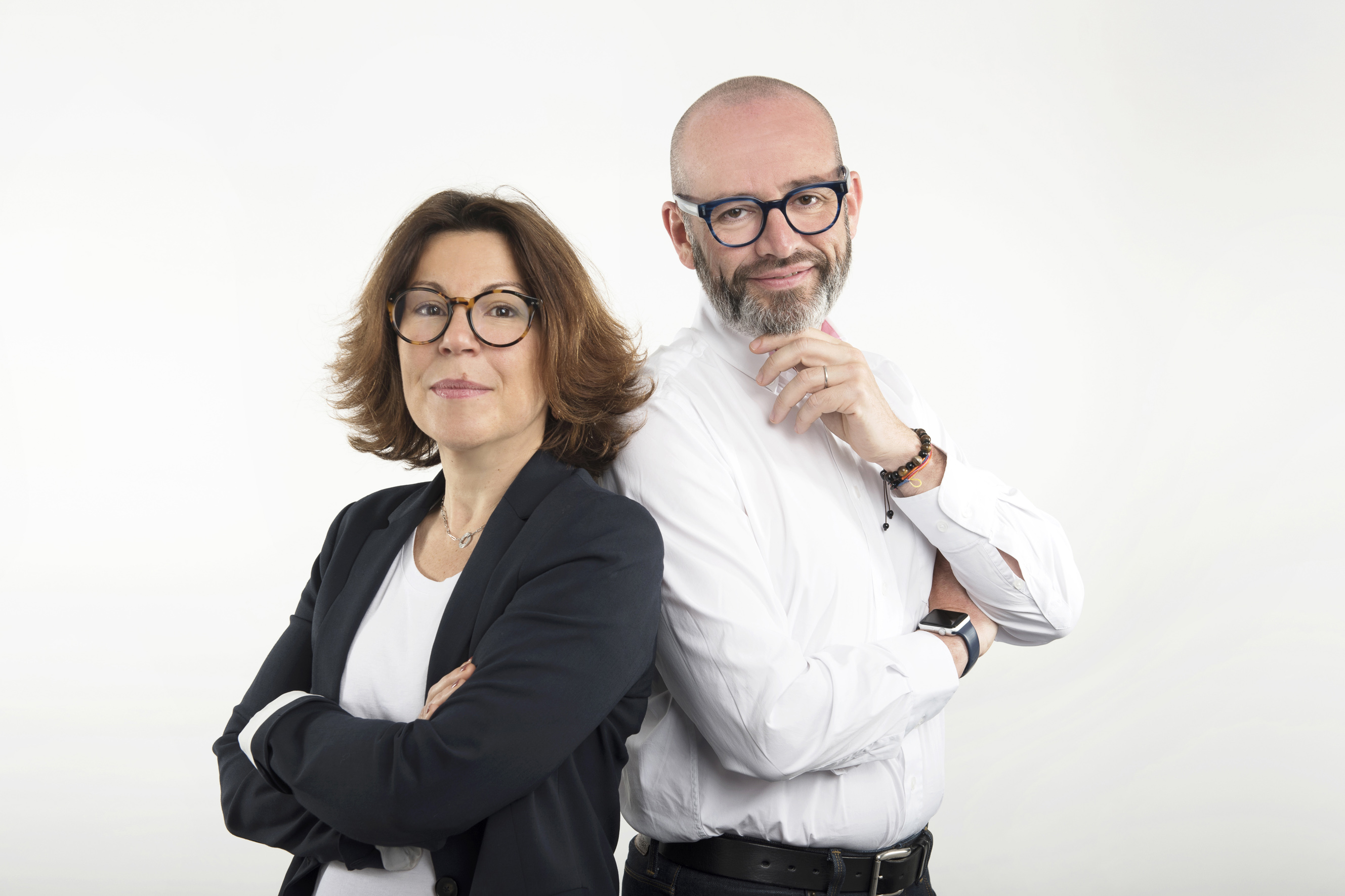 Emmanuel Corgini et Céline Léon