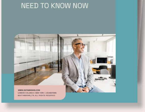 Cover of Datamaran's policy insights brief, The Top 3 ESG Insights C-Suite Need to Know Now