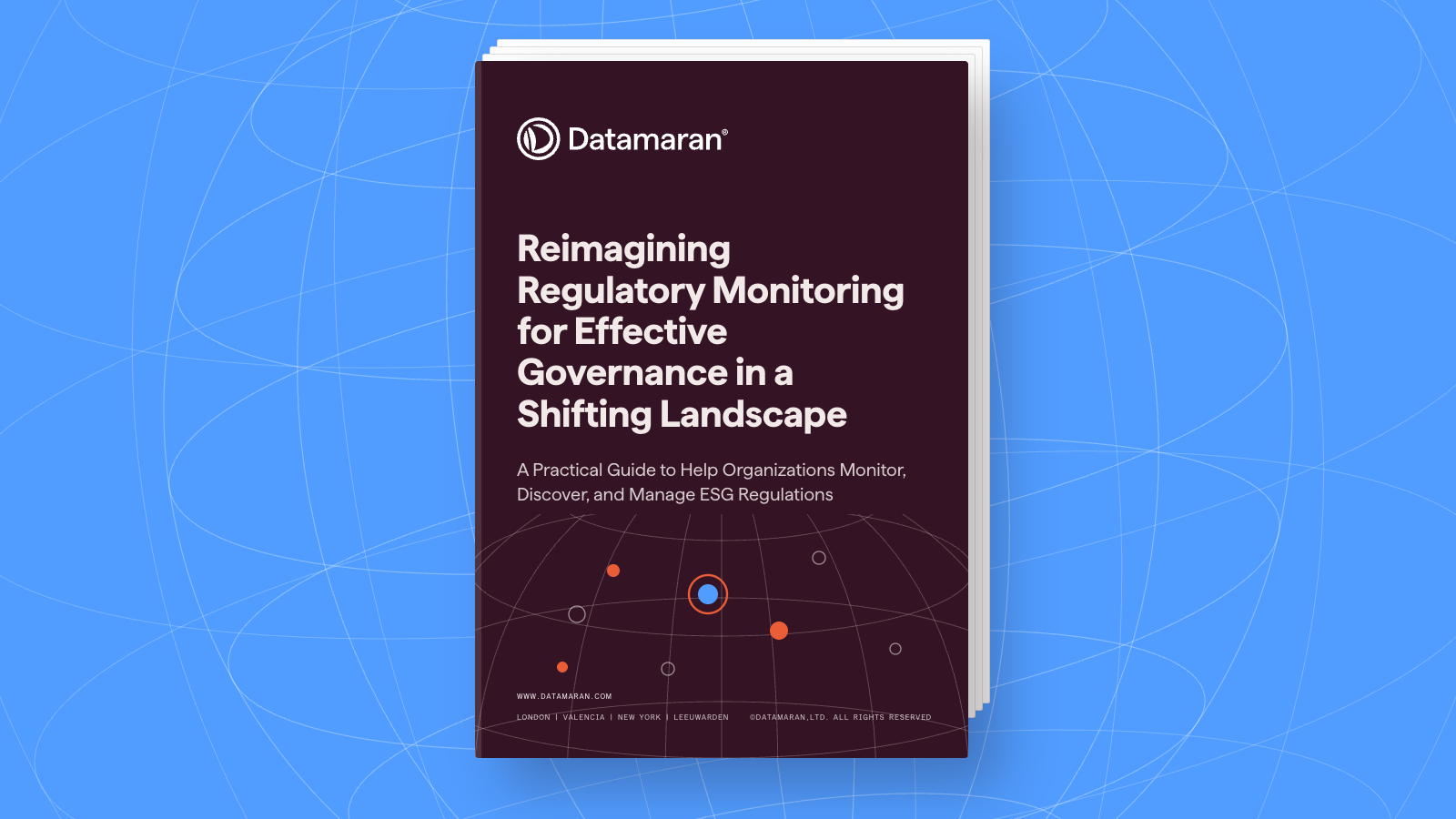 Cover of Datamaran digital guide: Reimagining Regulatory Monitoring for Effective Governance in a Shifting Landscape.