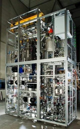 Bio-Oxidation and Crystallization Pilot Plant