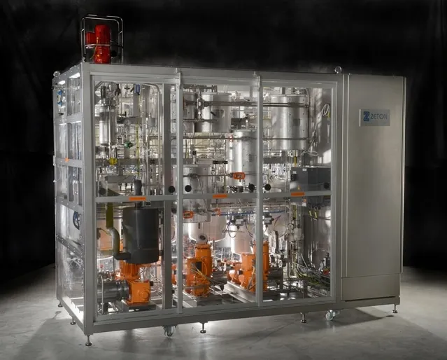 Slurry Processing Skid for Heterogeneous Reactions