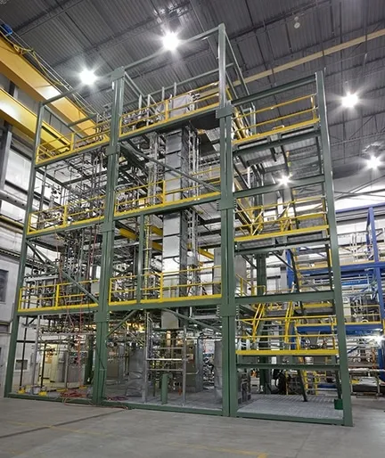 Fluidized Bed Chemicals Pilot Plant