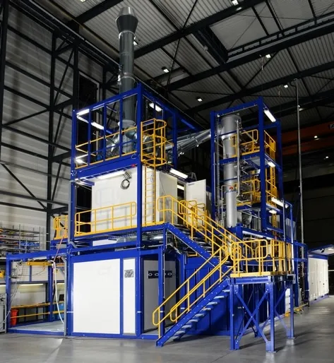 In-Situ Fluorine Production Plant