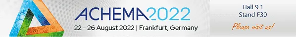 Zeton at ACHEMA 2022 banner