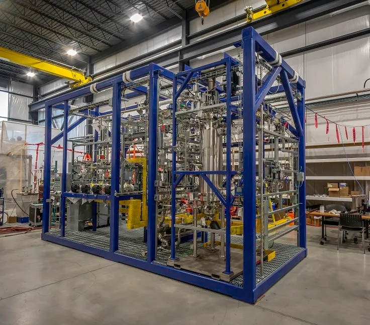 Zeton advanced gas fermentation pilot plant delivered to Circe Bioscience
