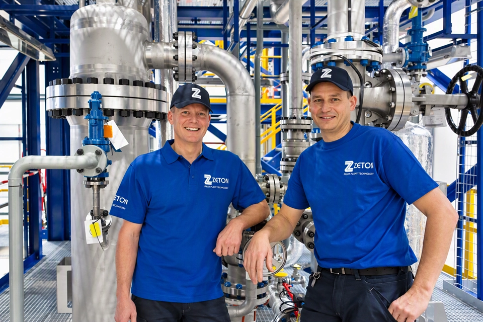 Employees of Zeton BV visited Zeton Canada to experience and discuss the safe working practices and innovative fabrication techniques.