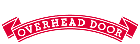 The Genuine. The Original. Overhead Door logo with red banner and white text.