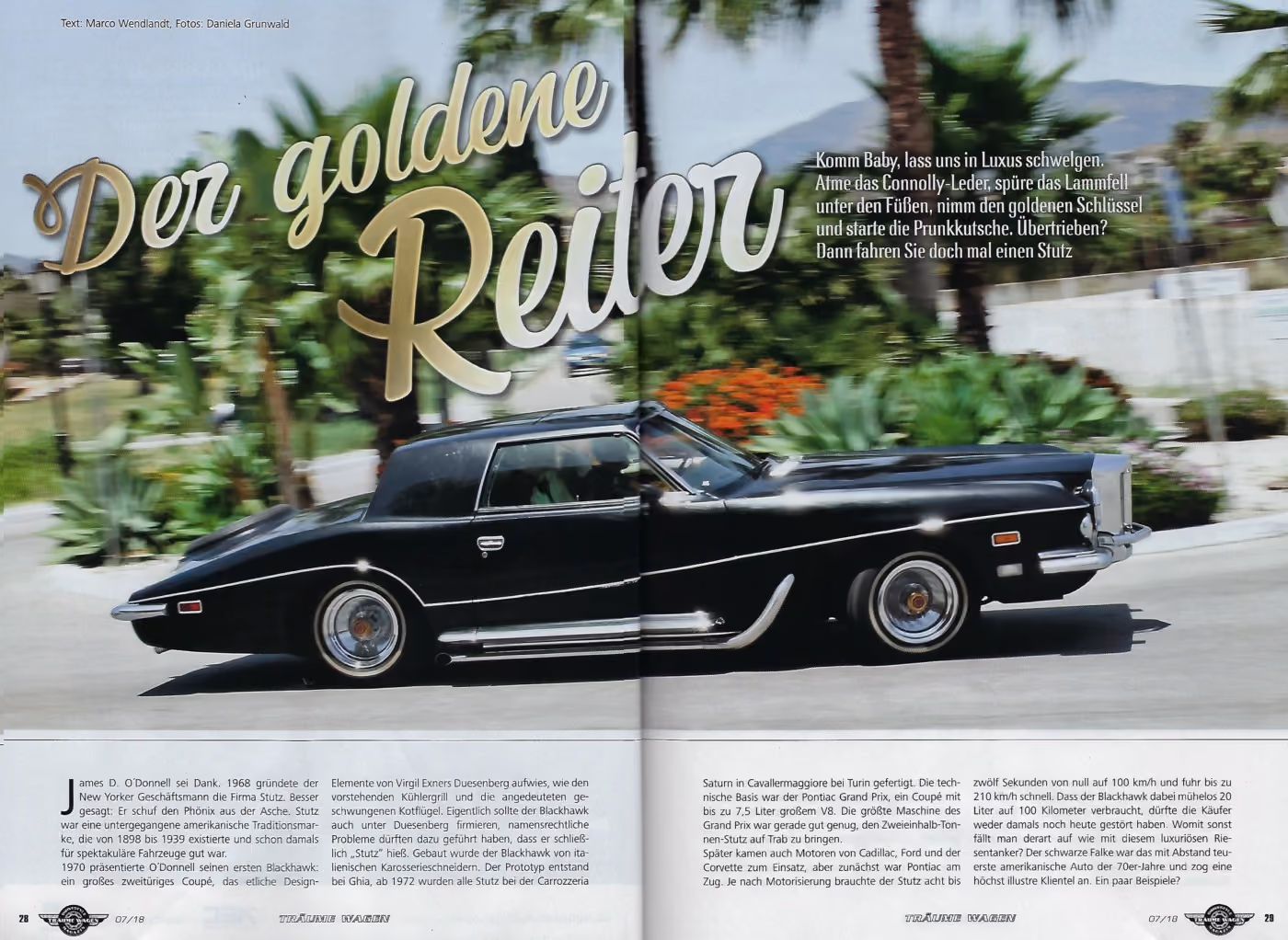 For Sale - 1977 Stutz Blackhawk VI