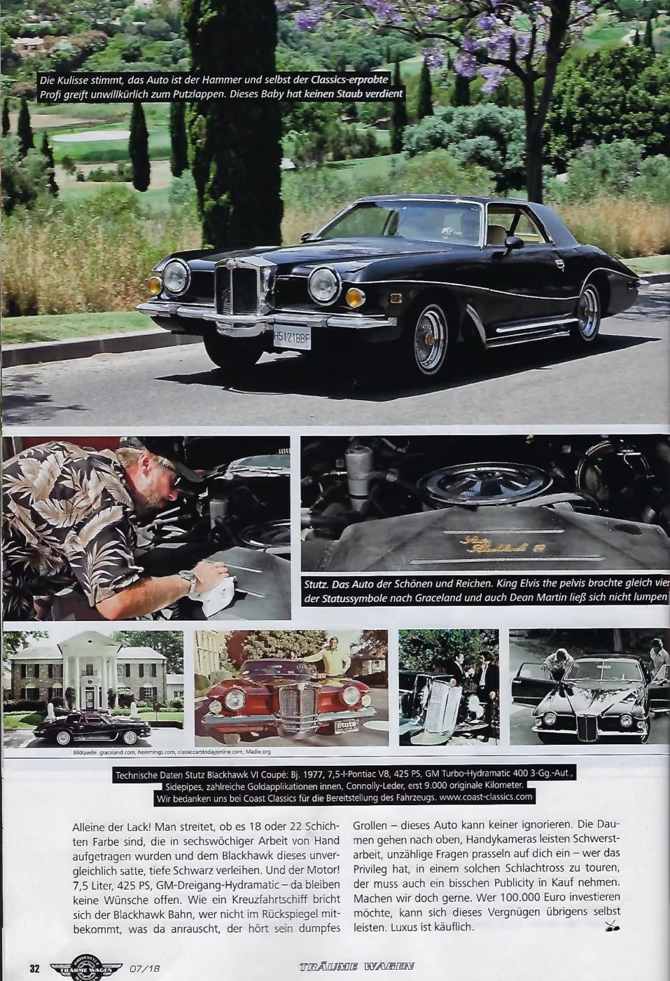 For Sale - 1977 Stutz Blackhawk VI