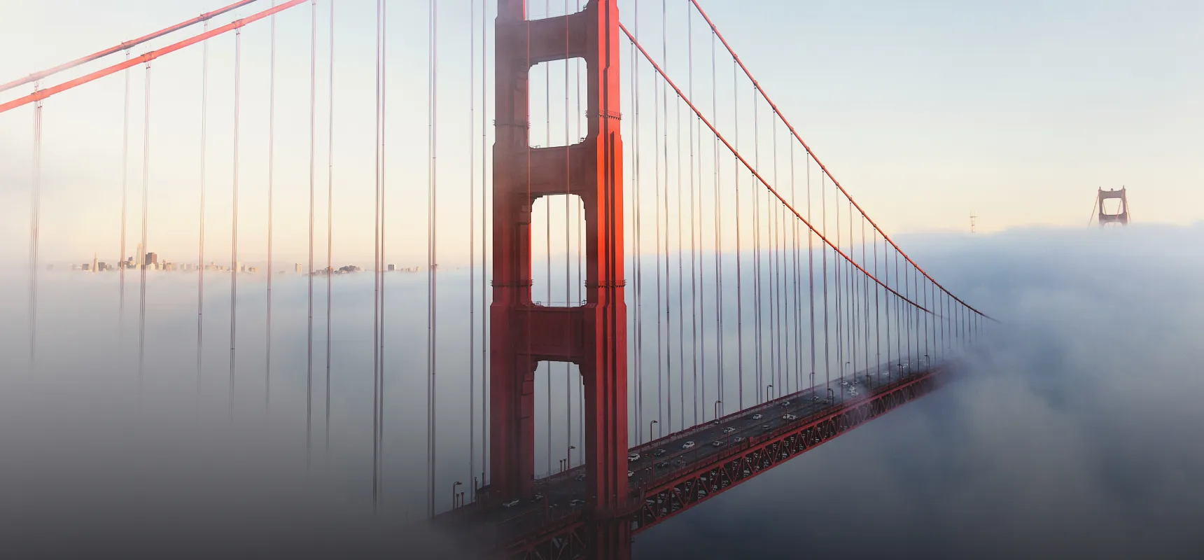 Golden Gate Bridge in California to showcase Unframe headquarters there.