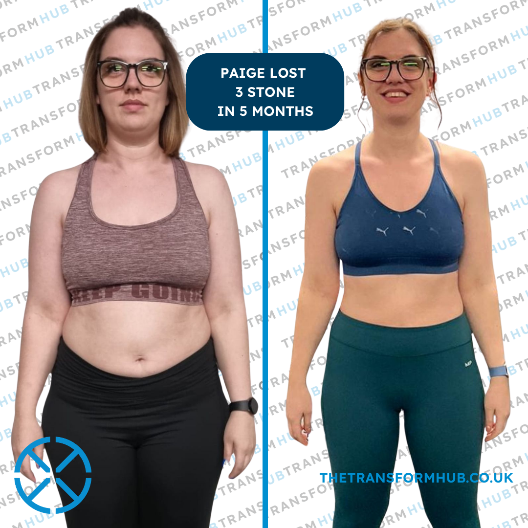 PLACEHOLDER — long-term client before and after transformation photo