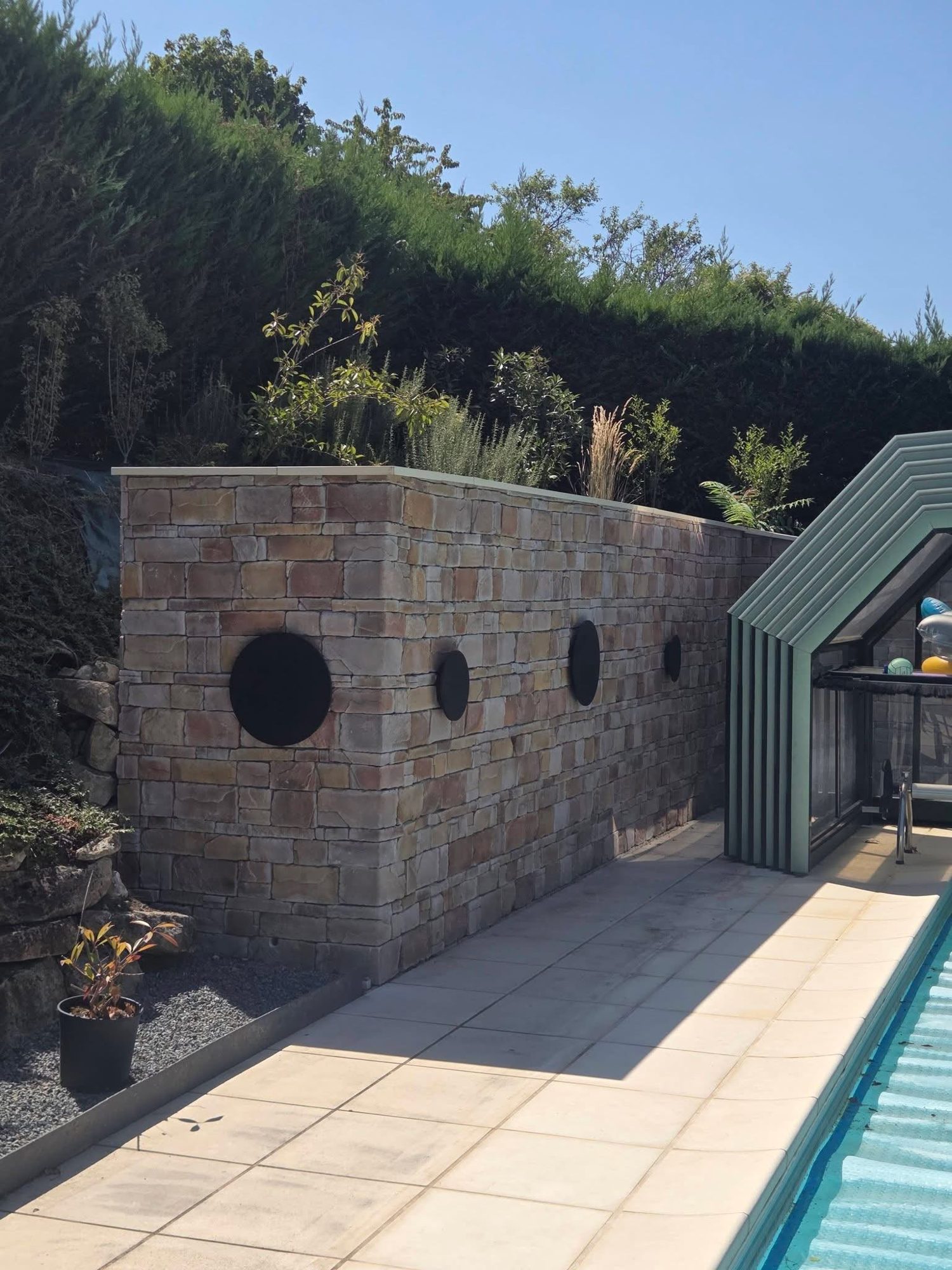 Soutènement en bord de voirie – Evry-Courcouronnes