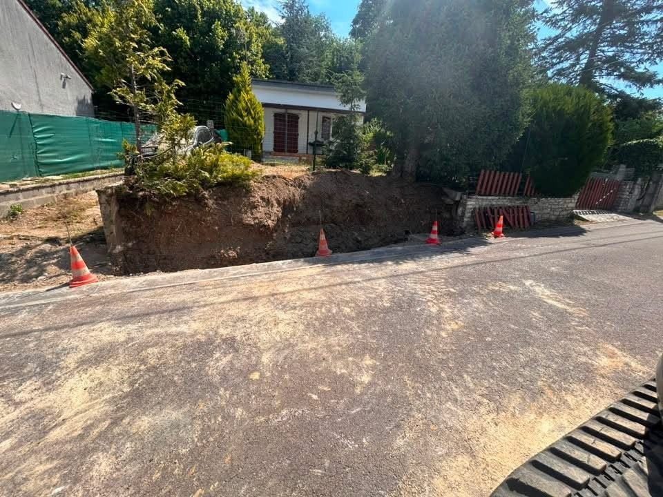 Soutènement en bord de voirie – Evry-Courcouronnes