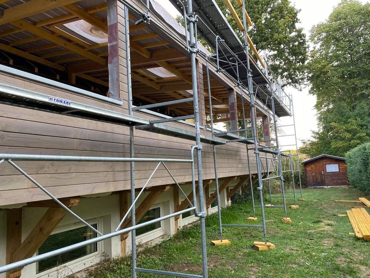 Extension bois en porte-à-faux – Courtry