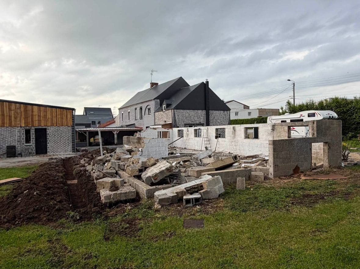 Réhabilitation d'une dépendance en pierre – Maubeuge