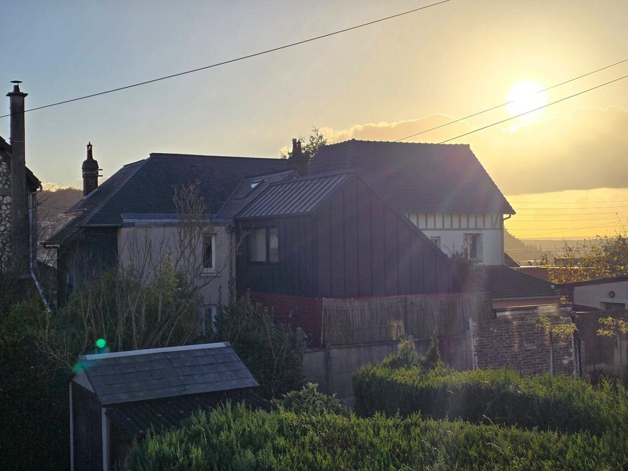 Surélévation d'une extension existante