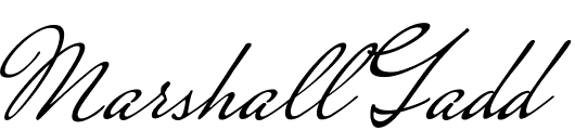Marshall Gadd signature