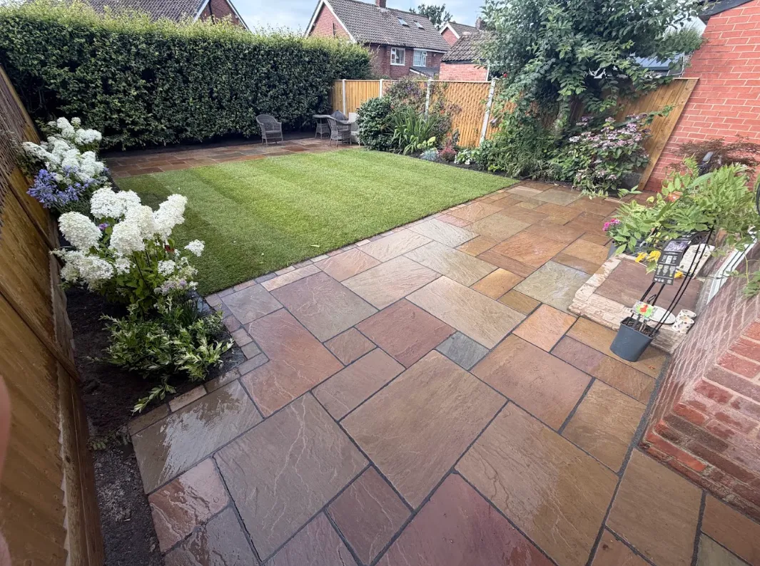Landscaped garden in Poynton