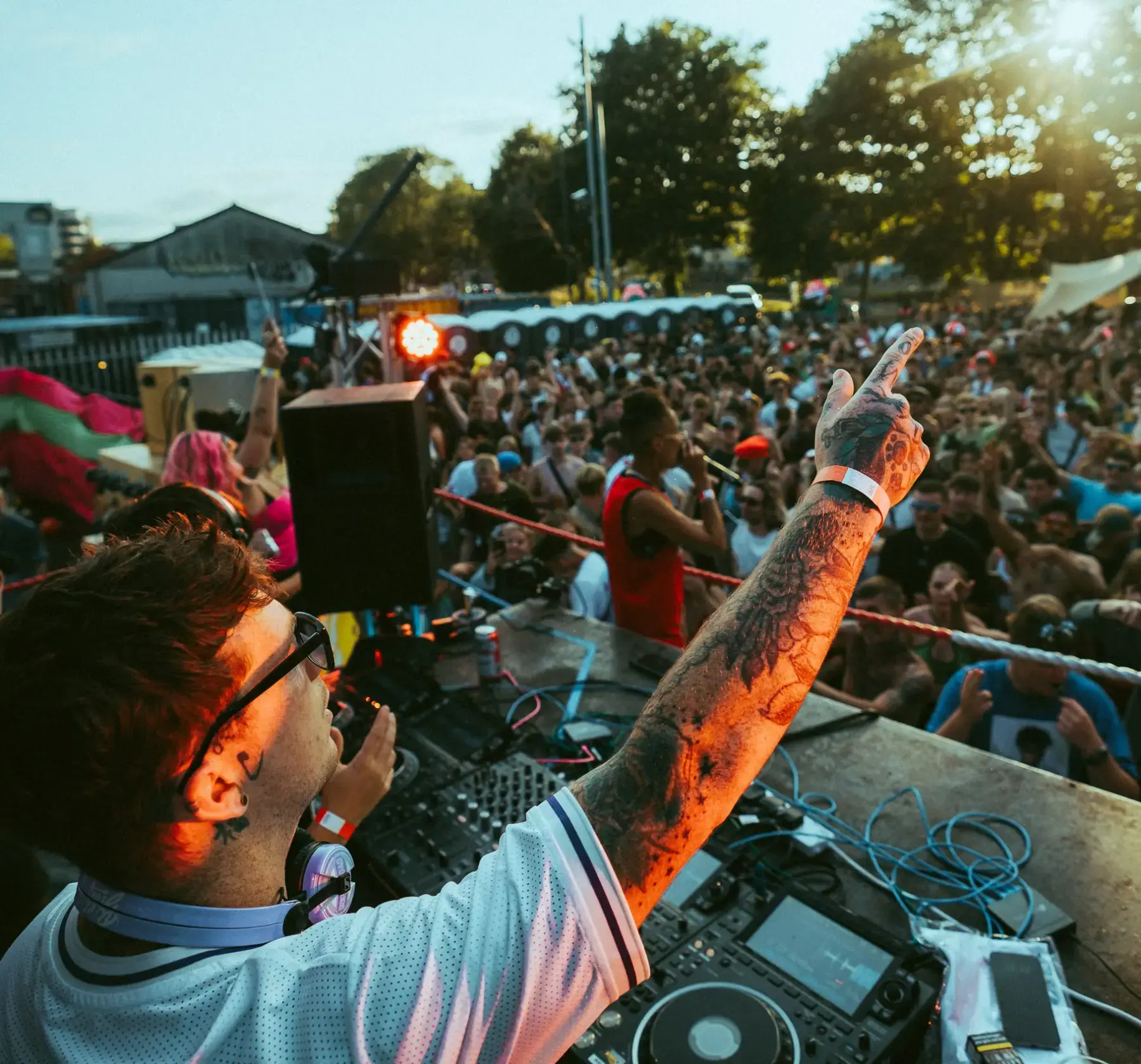 DJ performing during a Wake The Tiger After Hours takeover event